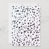 Cruella-Inspired Dalmatian Party – Birthday  Einladung (Rückseite)