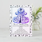 Cruella-Inspired Dalmatian Party – Birthday  Einladung (Stehend Vorderseite)