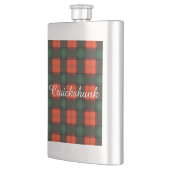Cruickshank Clan karierter schottischer Kilt Flachmann (Links)