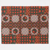Cruickshank Clan karierter schottischer Kilt Fleecedecke (Vorderseite (Horizontal))