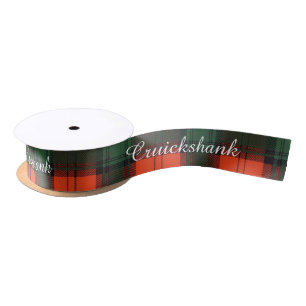 Cruickshank Clan karierter schottischer Kilt Satinband