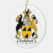 Cruikshank Familienwappen Keramikornament (Links)