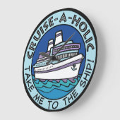 Cruise-A-Holic wall clock Große Wanduhr (Winkel)