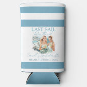 Cruise Bachelorette Personalisiert Letztes Segel Selters Dosenkühler (Vorderseite)