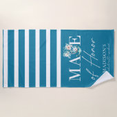 Cruise Bachelorette Weekend Mate of Honour Strandtuch (Vorderseite)
