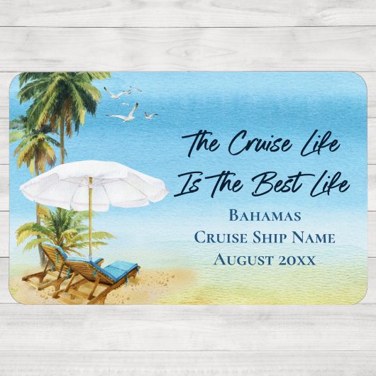 Cruise Bahamas Cabin Stateroom Door Marker Magnet