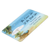 Cruise Bahamas Cabin Stateroom Door Marker Magnet (Linke Seite)