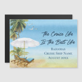 Cruise Bahamas Cabin Stateroom Door Marker Magnetkarte (Vorne/Hinten)