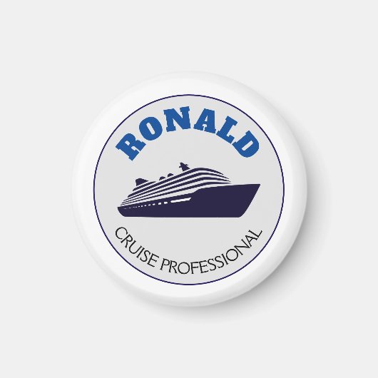 Cruise Beruflich Magnet Name Geschenk (Vorne)