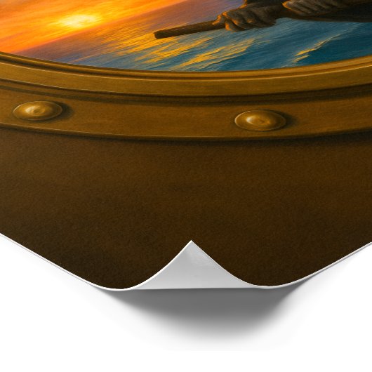 Cruise Cabin Decor Poster (Ecke)