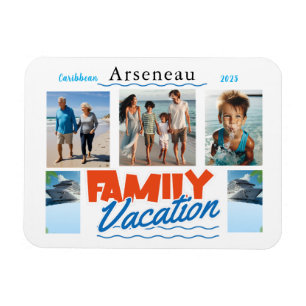 Cruise Cabin Marker Blue Family Foto Individualisi Magnet