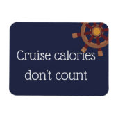 Cruise Calories Stateroom Funny Cruise Door Magnet (Horizontal)