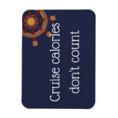 Cruise Calories Stateroom Funny Cruise Door Magnet (Vertikal)