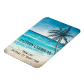 Cruise Caribbean Bahamas Mexico Beach Door Magnet (Linke Seite)