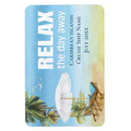 Cruise Caribbean Cabin Stateroom Door Marker Magnet