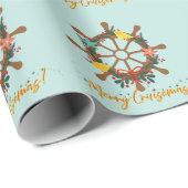 Cruise Christmas Nautical Geschenkpapier (Rolleneckpunkt)