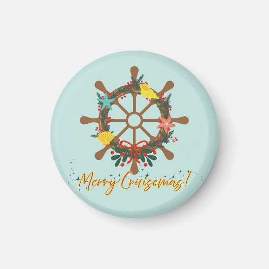 Cruise Christmas Nautical Magnet (Vorne)