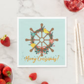 Cruise Christmas Nautical Serviette (Beispiel)
