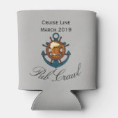 Cruise Day Drink Pub Crawl Dosenkühler (Rückseite)