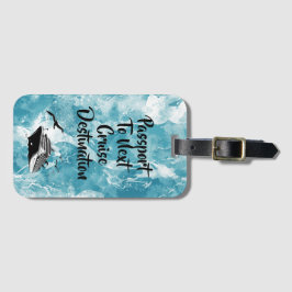 Cruise Destination Passport Holder Gepäckanhänger