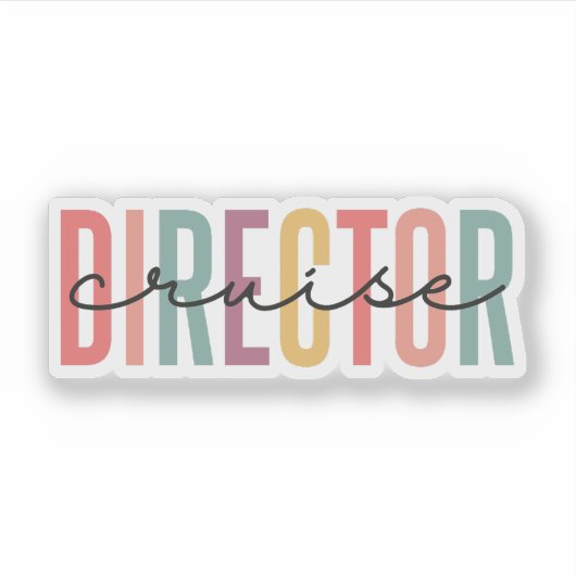 Cruise Director Aufkleber (Vorderseite)