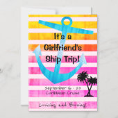 Cruise Door Magnet Girlfriends in Hot Pink (Vorderseite)