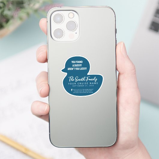 Cruise Duck Aufkleber (Telefon)