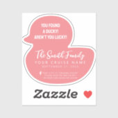 Cruise Duck Aufkleber (Blatt)