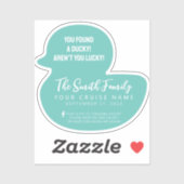 Cruise Duck Aufkleber (Blatt)