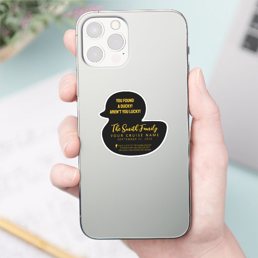 Cruise Duck Aufkleber (Telefon)