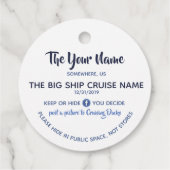 Cruise Duck Custom Geschenkanhänger (Rückseite)