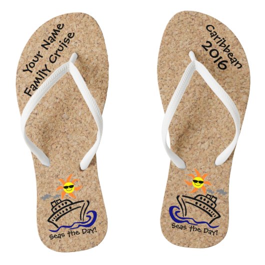 Cruise Flip Flops Erwachsene Slim Straps See der T Badesandalen (Fußbett)