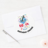 Cruise Group Custom Anchor Runder Aufkleber (Umschlag)