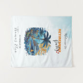 Cruise in Retirement Party, Back Drop Wandteppich (Vorderseite (Horizontal))