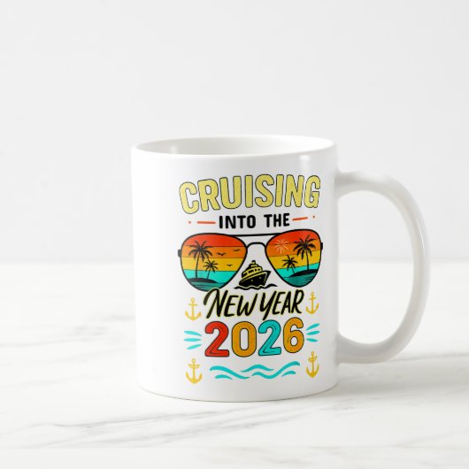 Cruise Into New Year 2026 Bringing New Year Togeth Kaffeetasse (Rechts)