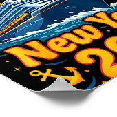 Cruise Into The New Year 2026 Crew Squad Family Ma Poster (Ecke)