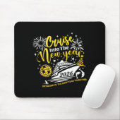 Cruise Into The New Year Funny 2026 Cruise Ship Wo Mousepad (Mit Mouse)