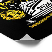 Cruise Into The New Year Funny 2026 Cruise Ship Wo Poster (Ecke)