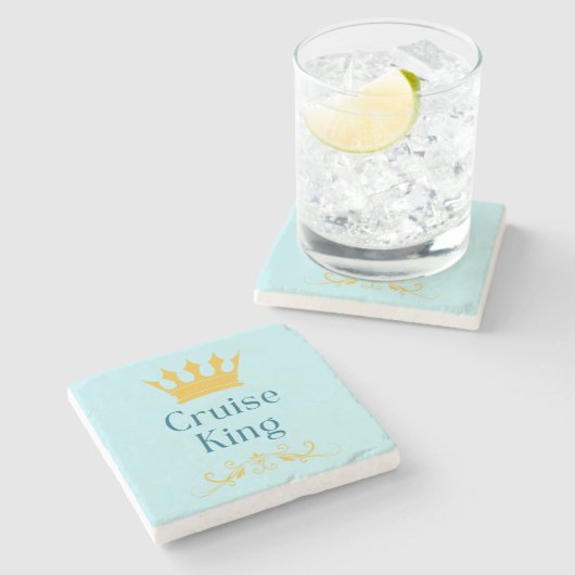 Cruise King Steinuntersetzer (Seitenansicht)