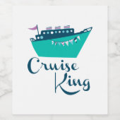 Cruise King Weinetikett (Einzelnes Label)