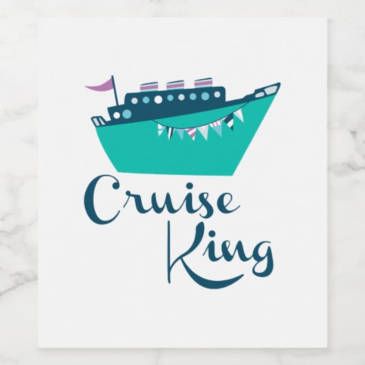 Cruise King Weinetikett (Einzelnes Label)