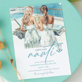 Cruise Let's get Nauti Bachelorette Einladung