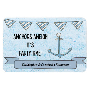 Cruise Life Anchor Kabine Stateroom Door Marker Magnet