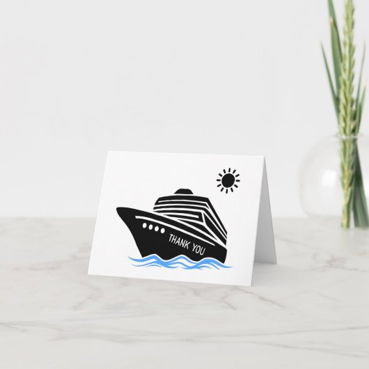 Cruise Mitarbeiter Vielen Dank Karten (Vorderseite)