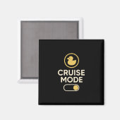 Cruise Mode Duck Toggle Retro Vacation Vibes Magnet (Vorderseite/Rückseite)