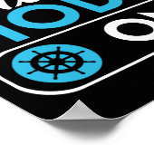 Cruise Mode On Ferry Ship Cruising Cruise Trip  Poster (Ecke)