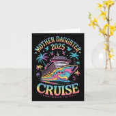 Cruise Mutter Tochter Trip 2025 Mama Daughte Karte (Gelbe Blume)