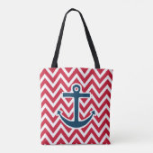 Cruise Nautical Anchor Beach Summer Tasche Geschen (Rückseite)