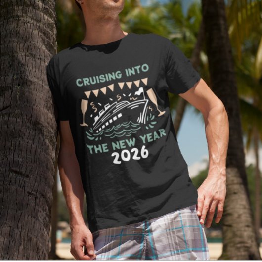 Cruise New Year Cruise Jedes Jahr individuell ange T-Shirt