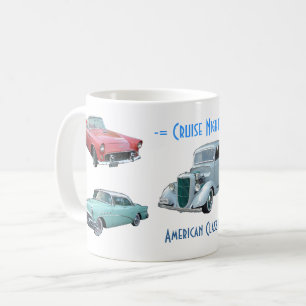 CRUISE NIGHT Classic Cars Tasse